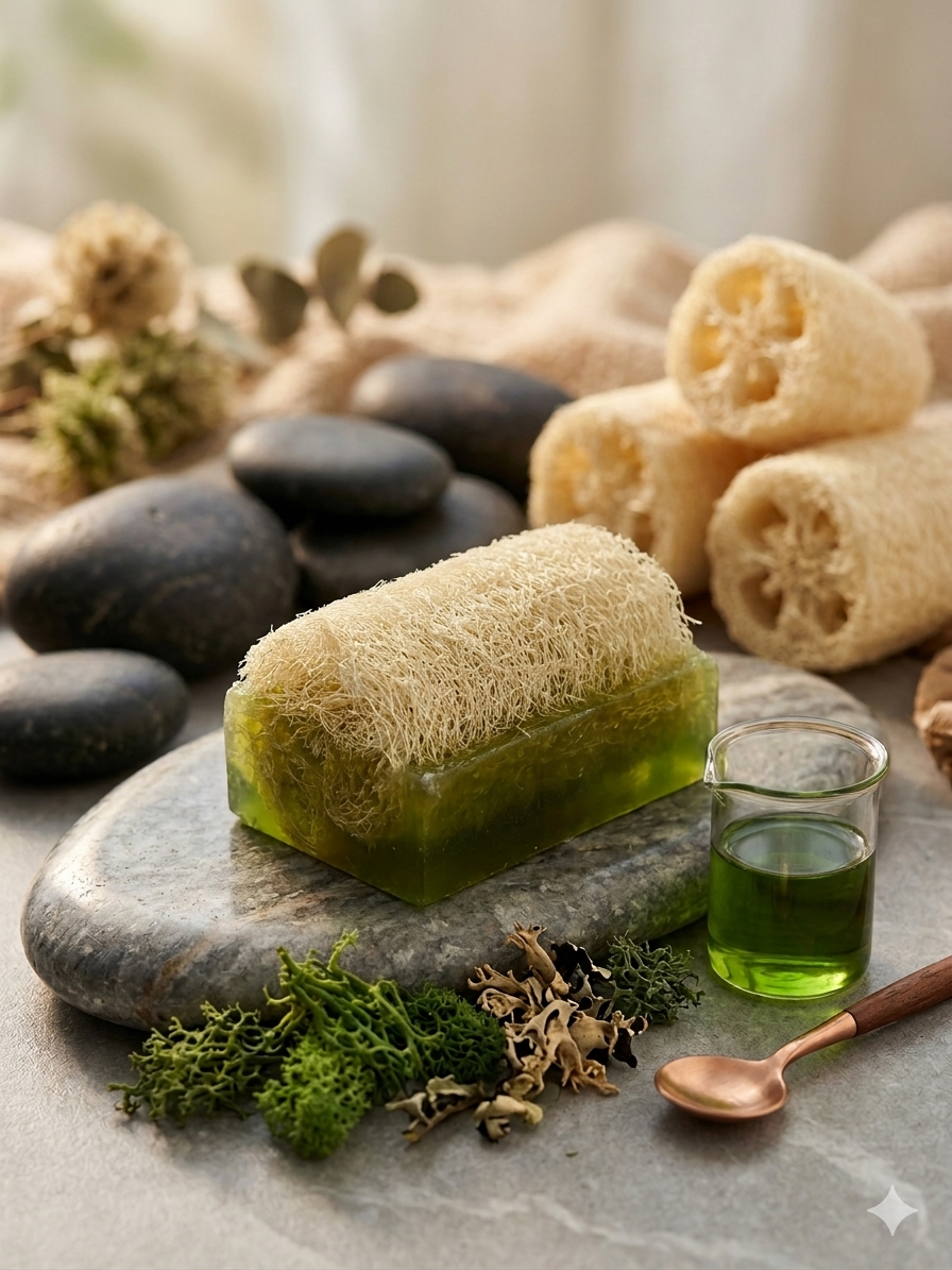 KIOS Seaweed & Loofah Soap